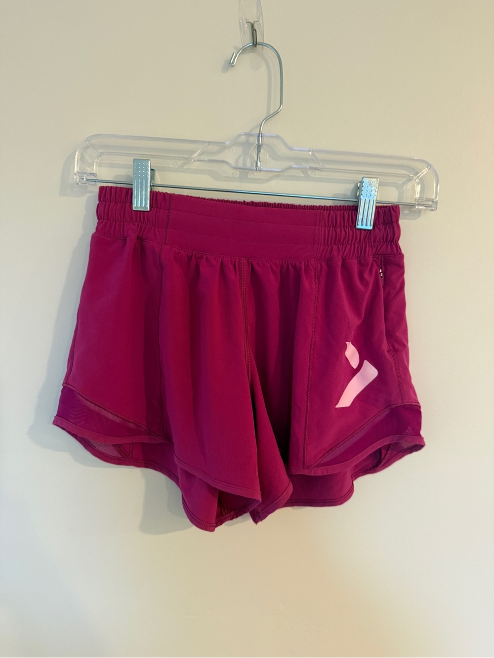 Lululemon Speed Up Shorts 4” Size 4 Tall Magenta Pink Lined Running Shorts